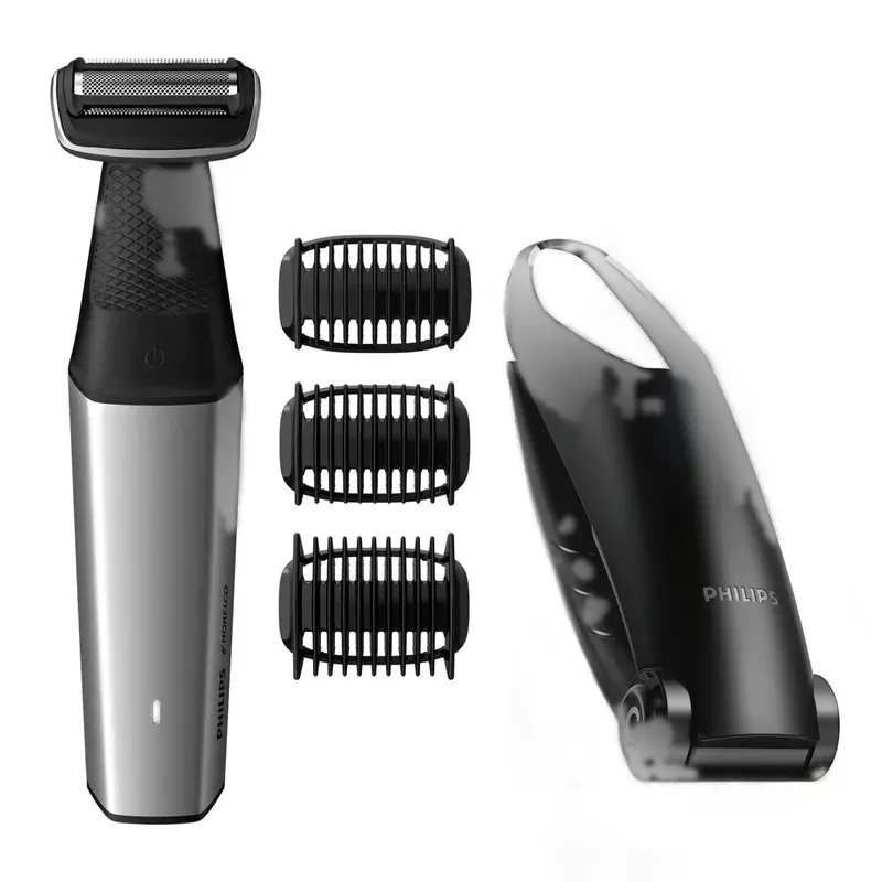 ماشین اصلاح موی بدن فیلیپس مدل BG5025/40 ضد آب به همراه سری مخصوص کمر و شانه