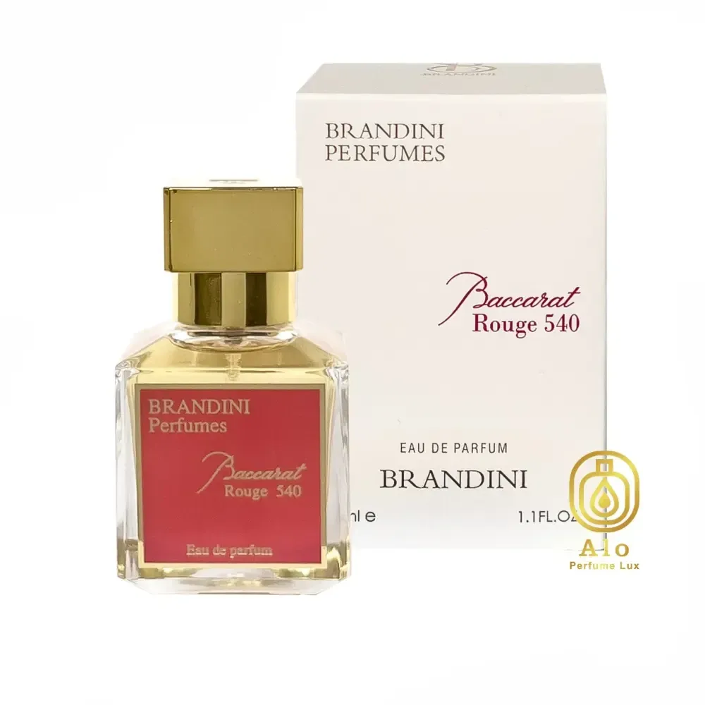 عطر جیبی زنانه برندینی مدل baccarat rouge 540 حجم 33 میلی لیتر