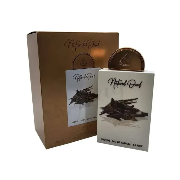 ادوپرفیوم لطافه مدل Natural Oud حجم 100 میلیلیتر