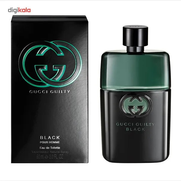 ادو تویلت مردانه گوچی مدل Guilty Black Pour Homme حجم 90 میلی لیتر