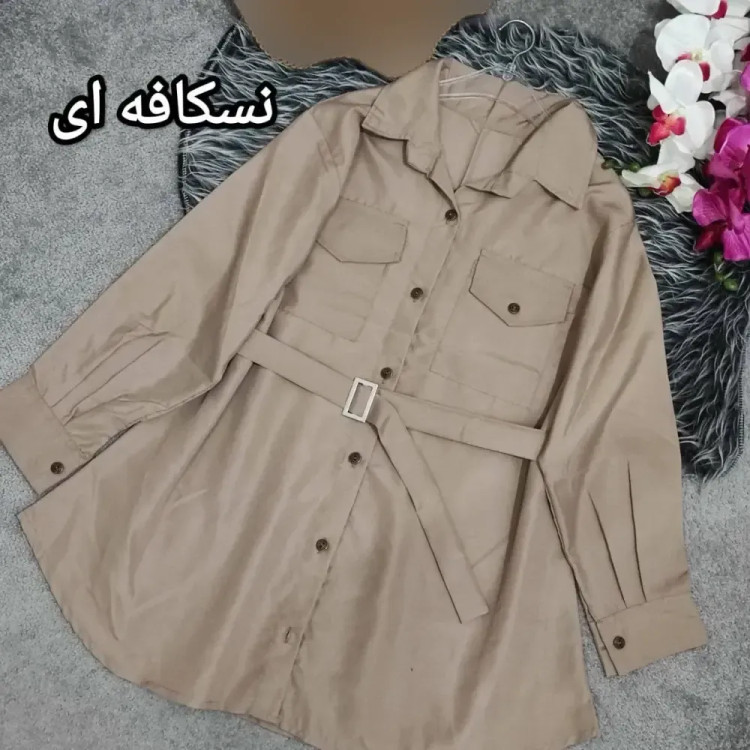 مانتو داکرون فری سایز نسکافه ای