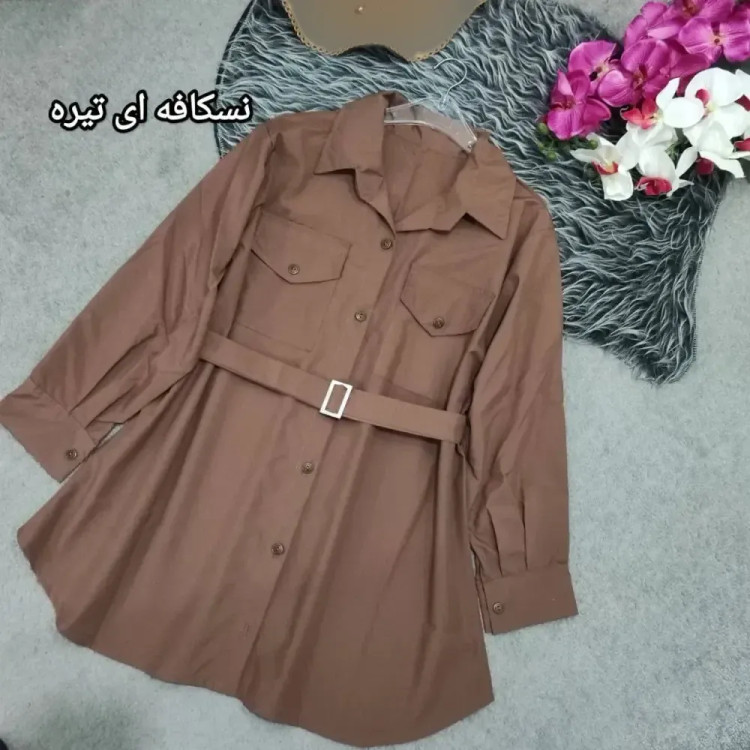 مانتو داکرون فری سایز نسکافه ای