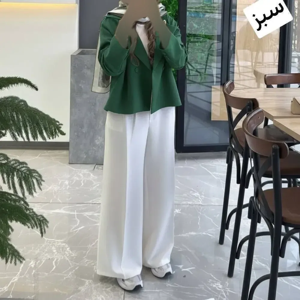 کت و شلوار زنانه مازراتی کمربند دار مدل آزیتا فری سایز