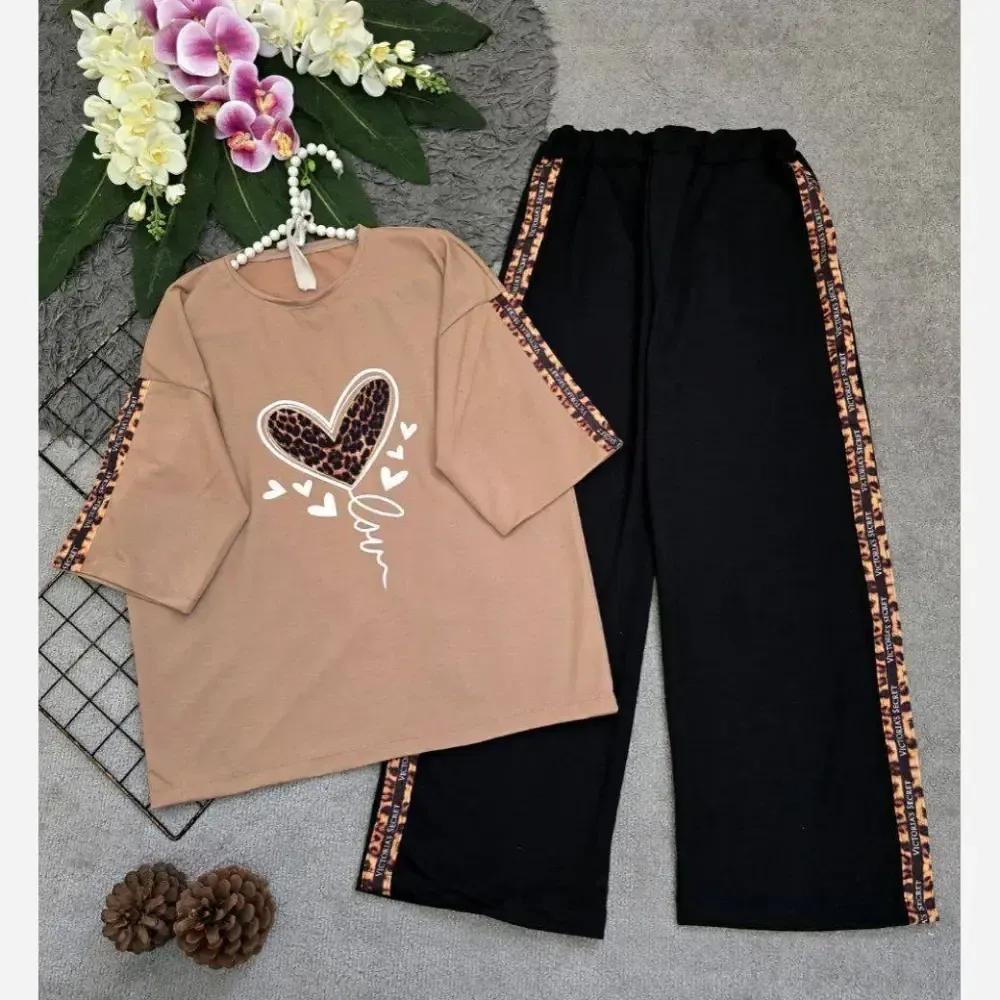 کیف بند گره ای چرمی سبک و جادار رنگ مشکی و موکا