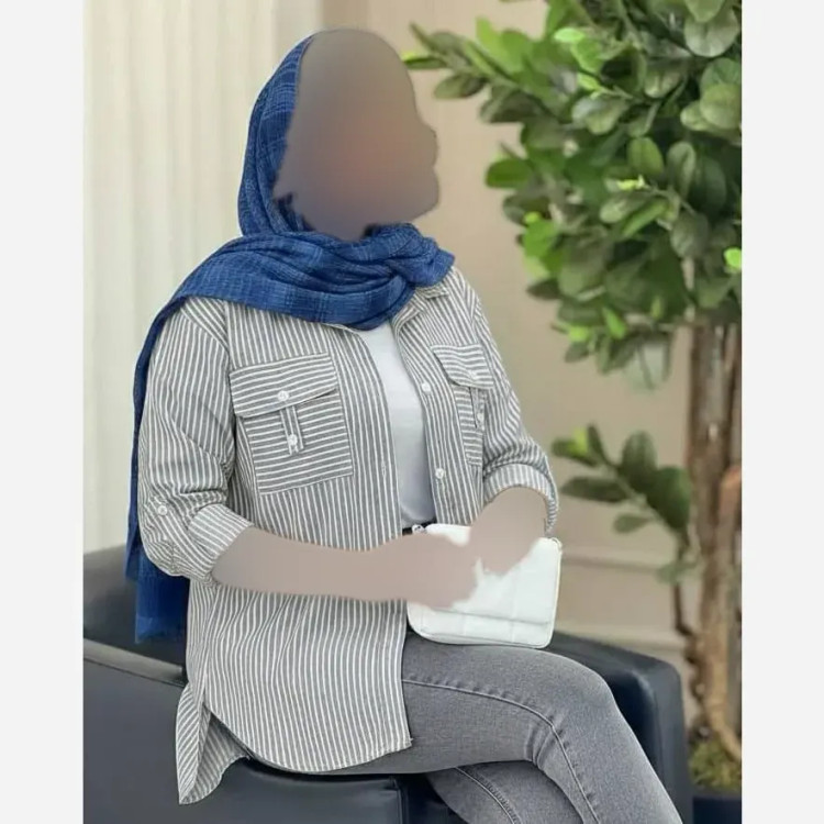 شومیز نگین دار زنانه جنس ینزی فری سایز رنگی پاستیلی