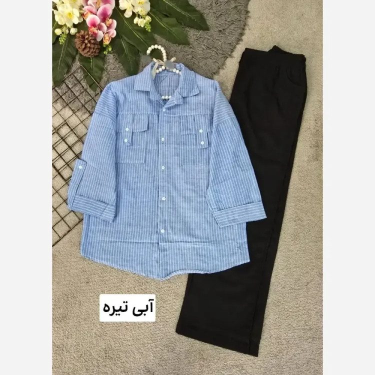 شومیز نگین دار زنانه جنس ینزی فری سایز رنگی پاستیلی