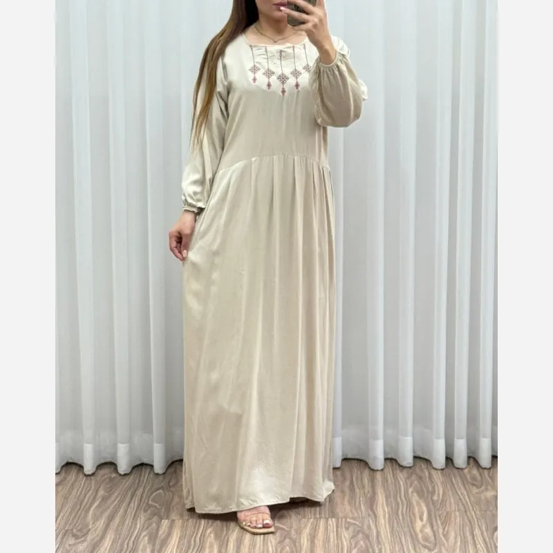 ساحلی نخی گلدوزی شده آی تکین فری سایز U7526