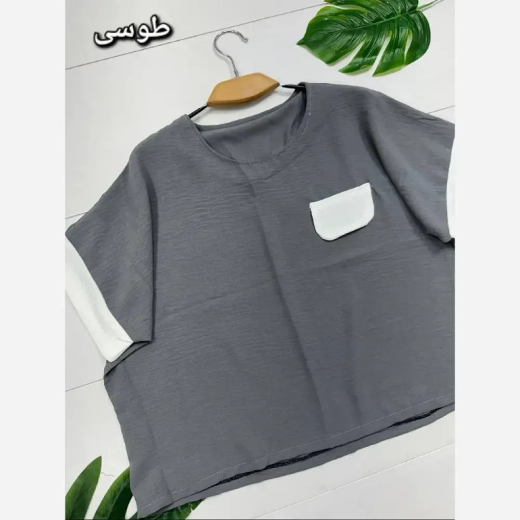 کیف فشن زنانه جنس نانسی نسکافه ای ابعاد 20 در 20 سانت