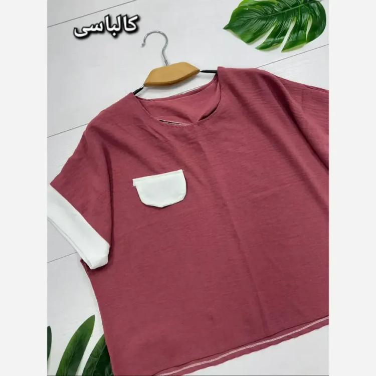کیف فشن زنانه جنس نانسی نسکافه ای ابعاد 20 در 20 سانت