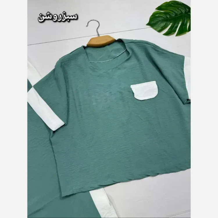 کیف فشن زنانه جنس نانسی نسکافه ای ابعاد 20 در 20 سانت