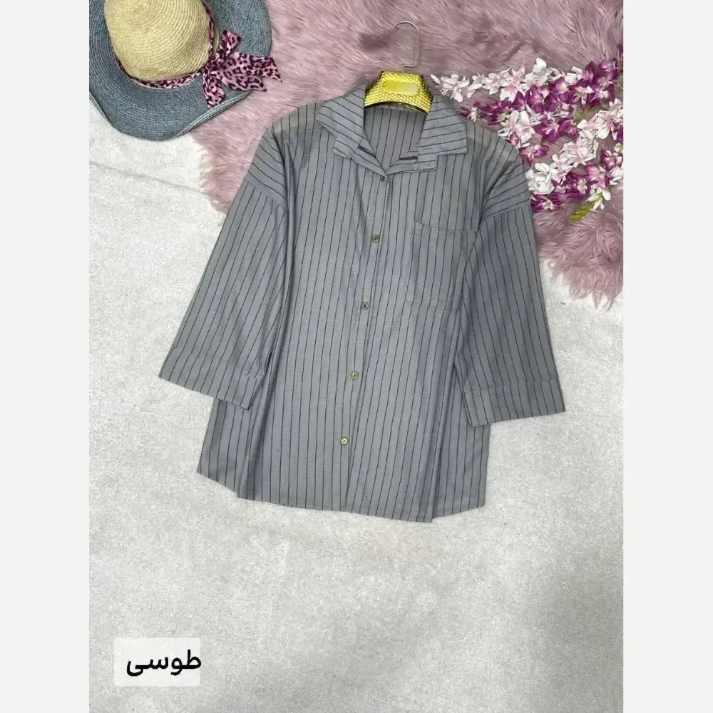 مانتو دانشجویی تینا جنس پرشیا دیپلمات کمربند دار