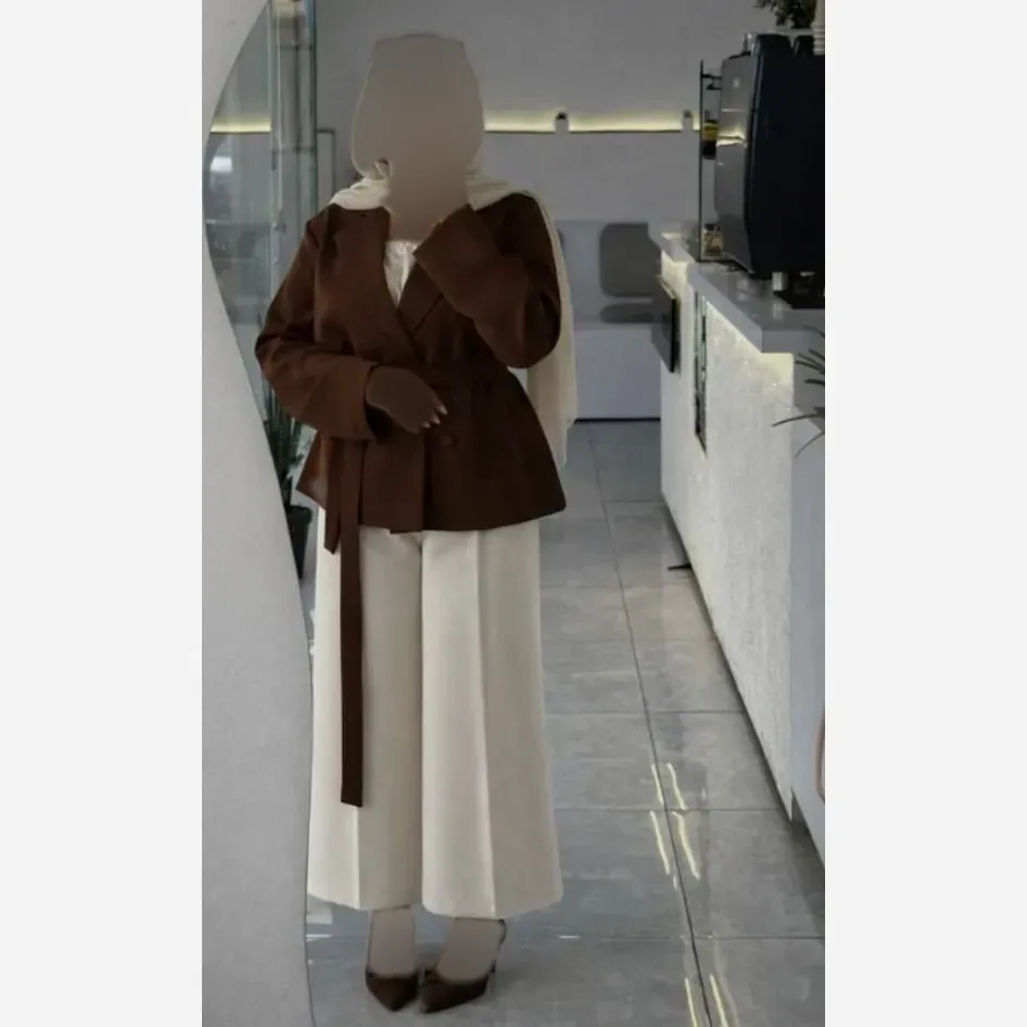 ست سه تیکه کت و جلیقه و شلوار جنس مازراتی رنگ بندی متنوع سایز فری تا 48