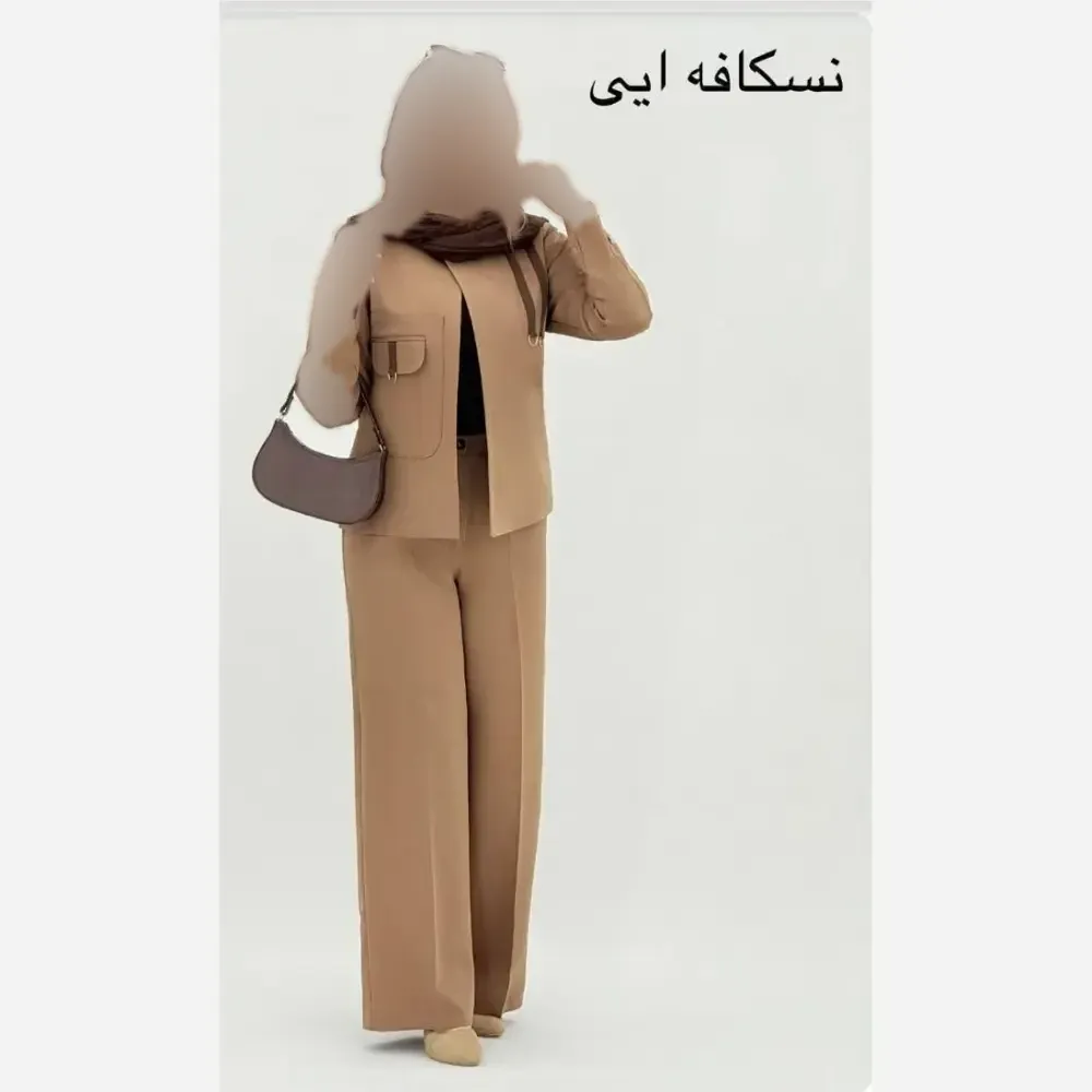 کت شلوار زنانه مازراتی درجه یک مدل بهار رنگ مشکی و سورمه ای