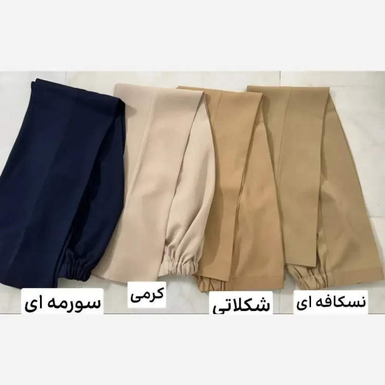 شلوار دمپا گشاد زنانه جنس مازراتی درجه یک قد 100