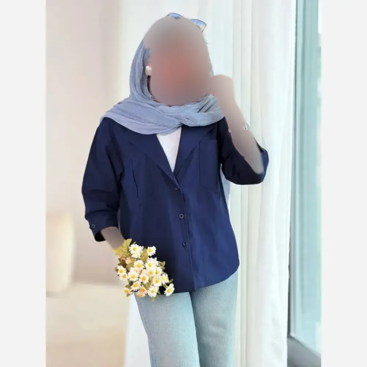 شومیز آستین فلشی پناه پری ایرانی فری سایز 38 تا 46 در رنگ بندی متنوع