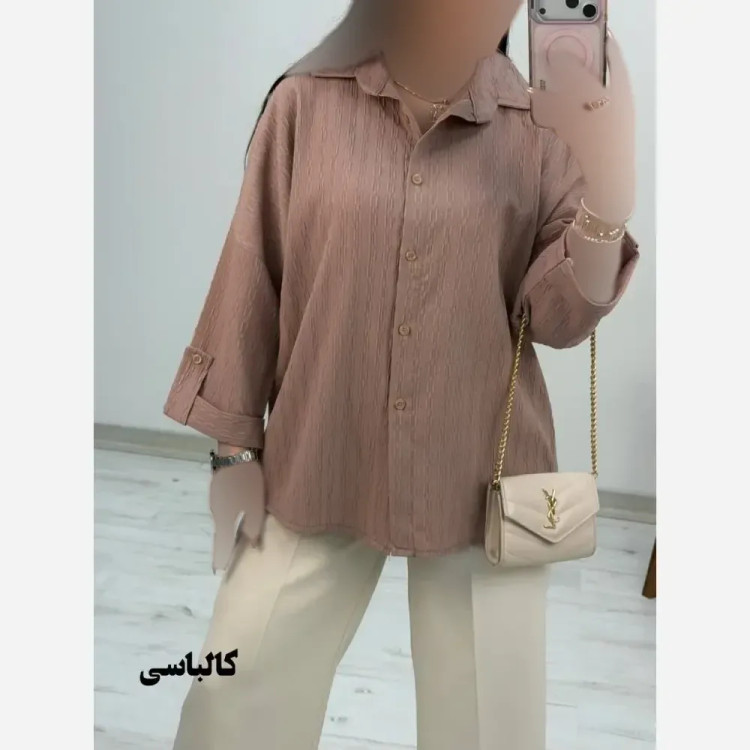 شومیز مراکشی تیام زنانه فری سایز 38 تا 46 قد 68 آستین 57 دورسینه 134 دوربازو 40