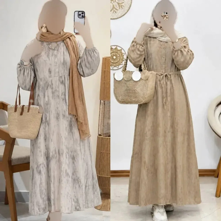 کفتان سایه جنس شانتون طرح گازوییلی فری سایز 36 تا 48