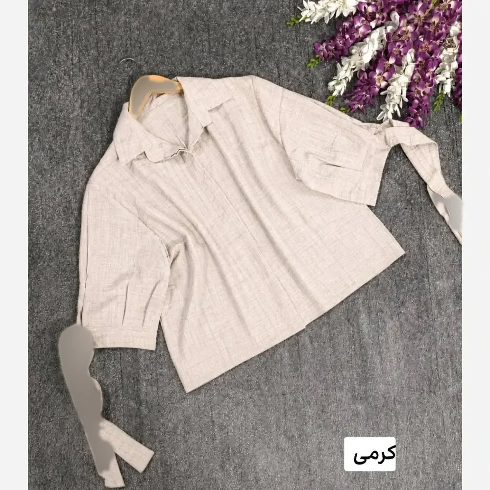 شومیز شانتون زنانه مدل عارفه فری سایز رنگ بندی متنوع